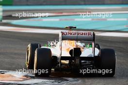 Nico Hulkenberg (GER) Sahara Force India F1 VJM05. 03.11.2012. Formula 1 World Championship, Rd 18, Abu Dhabi Grand Prix, Yas Marina Circuit, Abu Dhabi, Qualifying Day.