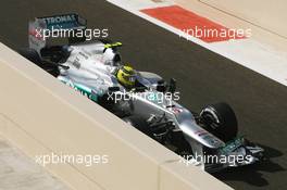 Nico Rosberg (GER) Mercedes AMG F1 W03. 03.11.2012. Formula 1 World Championship, Rd 18, Abu Dhabi Grand Prix, Yas Marina Circuit, Abu Dhabi, Qualifying Day.