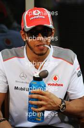 Lewis Hamilton (GBR) McLaren. 04.11.2012. Formula 1 World Championship, Rd 18, Abu Dhabi Grand Prix, Yas Marina Circuit, Abu Dhabi, Race Day.