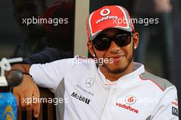 Lewis Hamilton (GBR) McLaren. 04.11.2012. Formula 1 World Championship, Rd 18, Abu Dhabi Grand Prix, Yas Marina Circuit, Abu Dhabi, Race Day.