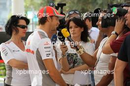Jenson Button (GBR), McLaren Mercedes  01.11.2012. Formula 1 World Championship, Rd 18, Abu Dhabi Grand Prix, Abu Dhabi, UAE, Preparation Day