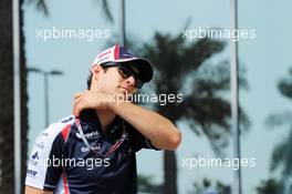 Bruno Senna (BRA) Williams. 01.11.2012. Formula 1 World Championship, Rd 18, Abu Dhabi Grand Prix, Yas Marina Circuit, Abu Dhabi, Preparation Day.