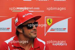 Fernando Alonso (ESP) Ferrari. 01.11.2012. Formula 1 World Championship, Rd 18, Abu Dhabi Grand Prix, Yas Marina Circuit, Abu Dhabi, Preparation Day.