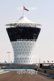 The Shams Tower. 01.11.2012. Formula 1 World Championship, Rd 18, Abu Dhabi Grand Prix, Yas Marina Circuit, Abu Dhabi, Preparation Day.