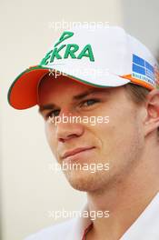 Nico Hulkenberg (GER) Sahara Force India F1. 01.11.2012. Formula 1 World Championship, Rd 18, Abu Dhabi Grand Prix, Yas Marina Circuit, Abu Dhabi, Preparation Day.