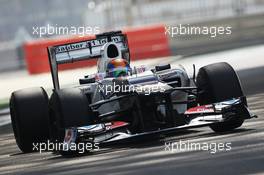 Esteban Gutierrez (MEX) Sauber C31 Third Driver. 08.11.2012. Formula 1 Young Drivers Test, Day 3, Yas Marina Circuit, Abu Dhabi, UAE.