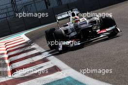 Robin Frijns (NLD) Sauber C31 Test Driver. 06.11.2012. Formula 1 Young Drivers Test, Day 1, Yas Marina Circuit, Abu Dhabi, UAE.