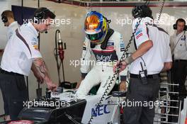 Esteban Gutierrez (MEX) Sauber C31 Third Driver. 07.11.2012. Formula 1 Young Drivers Test, Day 2, Yas Marina Circuit, Abu Dhabi, UAE.