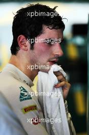 Alexander Rossi (USA) Caterham F1 Test Driver. 08.11.2012. Formula 1 Young Drivers Test, Day 3, Yas Marina Circuit, Abu Dhabi, UAE.
