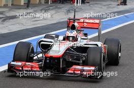 Gary Paffett (GBR) McLaren MP4/27 Test Driver. 07.11.2012. Formula 1 Young Drivers Test, Day 2, Yas Marina Circuit, Abu Dhabi, UAE.