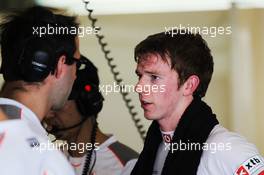 Oliver Turvey (GBR) McLaren Test Driver. 07.11.2012. Formula 1 Young Drivers Test, Day 2, Yas Marina Circuit, Abu Dhabi, UAE.