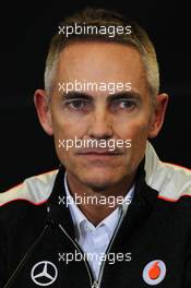 Martin Whitmarsh (GBR) McLaren Chief Executive Officer in the FIA Press Conference. 16.11.2012. Formula 1 World Championship, Rd 19, United States Grand Prix, Austin, Texas, USA, Practice Day.