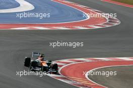 Nico Hulkenberg (GER), Sahara Force India Formula One Team  16.11.2012. Formula 1 World Championship, Rd 19, United States Grand Prix, Austin, USA, Practice Day
