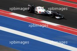 Sergio Perez (MEX), Sauber F1 Team  16.11.2012. Formula 1 World Championship, Rd 19, United States Grand Prix, Austin, USA, Practice Day