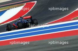 Jenson Button (GBR) McLaren MP4/27. 16.11.2012. Formula 1 World Championship, Rd 19, United States Grand Prix, Austin, Texas, USA, Practice Day.
