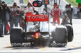 Lewis Hamilton (GBR) McLaren MP4/27 in the pits. 16.11.2012. Formula 1 World Championship, Rd 19, United States Grand Prix, Austin, Texas, USA, Practice Day.