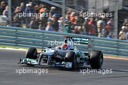 Michael Schumacher (GER) Mercedes AMG F1 W03. 16.11.2012. Formula 1 World Championship, Rd 19, United States Grand Prix, Austin, Texas, USA, Practice Day.