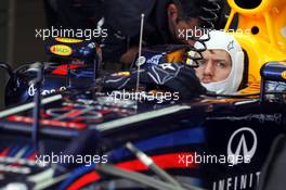Sebastian Vettel (GER) Red Bull Racing RB8. 16.11.2012. Formula 1 World Championship, Rd 19, United States Grand Prix, Austin, Texas, USA, Practice Day.