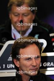 Christian Horner (GBR) Red Bull Racing Team Principal in the FIA Press Conference. 16.11.2012. Formula 1 World Championship, Rd 19, United States Grand Prix, Austin, Texas, USA, Practice Day.