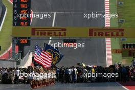 Grid atmosphere 18.11.2012. Formula 1 World Championship, Rd 19, United States Grand Prix, Austin, USA, Race Day