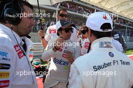 Sergio Perez (MEX), Sauber F1 Team and Kamui Kobayashi (JAP), Sauber F1 Team  18.11.2012. Formula 1 World Championship, Rd 19, United States Grand Prix, Austin, USA, Race Day