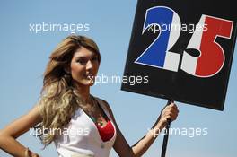 Grid girl. 18.11.2012. Formula 1 World Championship, Rd 19, United States Grand Prix, Austin, Texas, USA, Race Day.