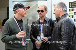 Ron Howard (USA) Film Director (Left) and Matt LeBlanc (USA) Actor. 18.11.2012. Formula 1 World Championship, Rd 19, United States Grand Prix, Austin, Texas, USA, Race Day.