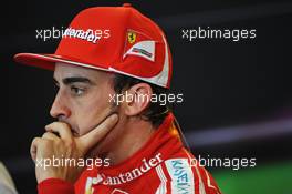 Fernando Alonso (ESP) Ferrari in the FIA Press Conference. 18.11.2012. Formula 1 World Championship, Rd 19, United States Grand Prix, Austin, Texas, USA, Race Day.