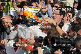 1st place Lewis Hamilton (GBR), McLaren Mercedes  18.11.2012. Formula 1 World Championship, Rd 19, United States Grand Prix, Austin, USA, Race Day