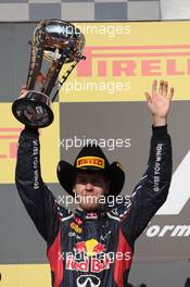 2nd place Sebastian Vettel (GER), Red Bull Racing  18.11.2012. Formula 1 World Championship, Rd 19, United States Grand Prix, Austin, USA, Race Day