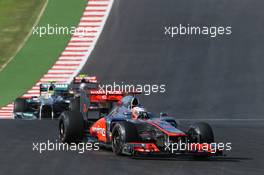 Jenson Button (GBR) McLaren MP4/27. 18.11.2012. Formula 1 World Championship, Rd 19, United States Grand Prix, Austin, Texas, USA, Race Day.