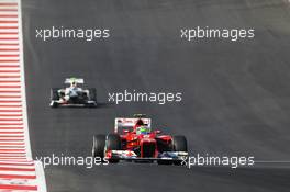 Felipe Massa (BRA) Ferrari F2012. 18.11.2012. Formula 1 World Championship, Rd 19, United States Grand Prix, Austin, Texas, USA, Race Day.