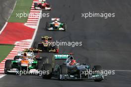 Michael Schumacher (GER), Mercedes GP  18.11.2012. Formula 1 World Championship, Rd 19, United States Grand Prix, Austin, USA, Race Day