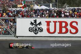 Romain Grosjean (FRA), Lotus F1 Team spin 18.11.2012. Formula 1 World Championship, Rd 19, United States Grand Prix, Austin, USA, Race Day