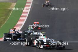Sergio Perez (MEX) Sauber C31. 18.11.2012. Formula 1 World Championship, Rd 19, United States Grand Prix, Austin, Texas, USA, Race Day.