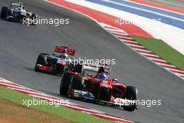 Fernando Alonso (ESP), Scuderia Ferrari  18.11.2012. Formula 1 World Championship, Rd 19, United States Grand Prix, Austin, USA, Race Day