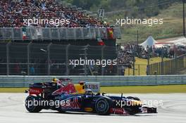 Sebastian Vettel (GER) Red Bull Racing RB8. 18.11.2012. Formula 1 World Championship, Rd 19, United States Grand Prix, Austin, Texas, USA, Race Day.
