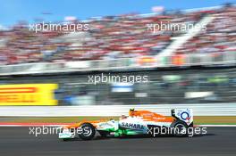 Nico Hulkenberg (GER) Sahara Force India F1 VJM05. 18.11.2012. Formula 1 World Championship, Rd 19, United States Grand Prix, Austin, Texas, USA, Race Day.