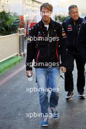 Sebastian Vettel (GER) Red Bull Racing. 17.11.2012. Formula 1 World Championship, Rd 19, United States Grand Prix, Austin, Texas, USA, Qualifying Day.