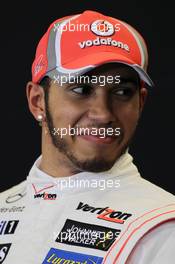 Lewis Hamilton (GBR) McLaren in the FIA Press Conference. 17.11.2012. Formula 1 World Championship, Rd 19, United States Grand Prix, Austin, Texas, USA, Qualifying Day.