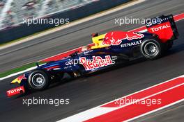 Sebastian Vettel (GER) Red Bull Racing RB8. 17.11.2012. Formula 1 World Championship, Rd 19, United States Grand Prix, Austin, Texas, USA, Qualifying Day.