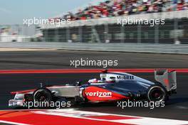 Jenson Button (GBR) McLaren MP4/27. 17.11.2012. Formula 1 World Championship, Rd 19, United States Grand Prix, Austin, Texas, USA, Qualifying Day.