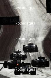 Cars leaves the pits. 17.11.2012. Formula 1 World Championship, Rd 19, United States Grand Prix, Austin, Texas, USA, Qualifying Day.
