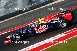 Mark Webber (AUS) Red Bull Racing RB8. 17.11.2012. Formula 1 World Championship, Rd 19, United States Grand Prix, Austin, Texas, USA, Qualifying Day.