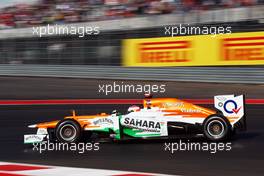 Paul di Resta (GBR) Sahara Force India VJM05. 17.11.2012. Formula 1 World Championship, Rd 19, United States Grand Prix, Austin, Texas, USA, Qualifying Day.