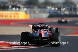 Timo Glock (GER) Marussia F1 Team MR01. 17.11.2012. Formula 1 World Championship, Rd 19, United States Grand Prix, Austin, Texas, USA, Qualifying Day.