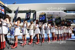 Grid girls on the drivers parade. 18.11.2012. Formula 1 World Championship, Rd 19, United States Grand Prix, Austin, Texas, USA, Race Day.