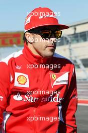 Fernando Alonso (ESP) Ferrari on the drivers parade. 18.11.2012. Formula 1 World Championship, Rd 19, United States Grand Prix, Austin, Texas, USA, Race Day.