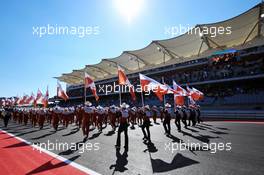 Pre race display. 18.11.2012. Formula 1 World Championship, Rd 19, United States Grand Prix, Austin, Texas, USA, Race Day.