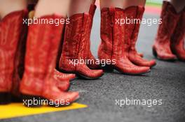 Texan girls' boots. 15.11.2012. Formula 1 World Championship, Rd 19, United States Grand Prix, Austin, Texas, USA, Preparation Day.